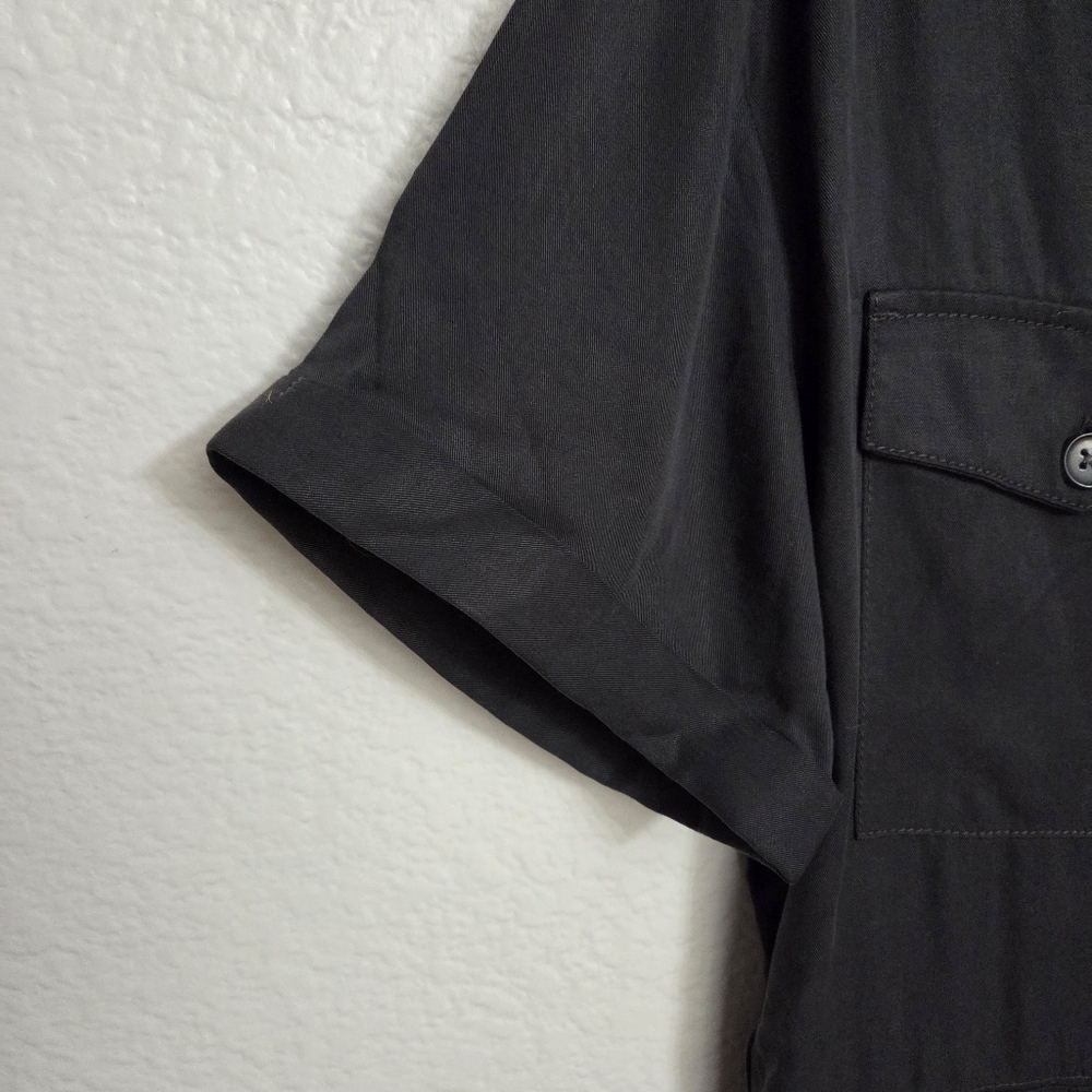 GAP Utility Jumpsuit Women's Size 8 Charcoal - Picture 6 of 10